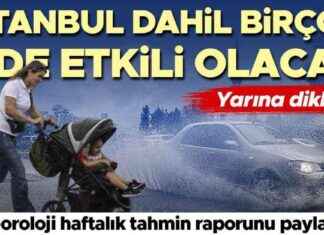Meteoroloji Haftalık Tahmin Raporu: Yarın İstanbul’da Etkili Olacak Hava Durumu news-05082024-032946