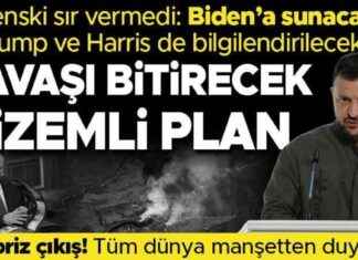 Zelenski’den Biden’a sunulacak gizemli zafer planı ve Ukrayna savaşının sonu – heyecan verici açıklama! news-28082024-112311