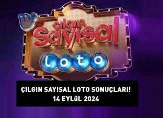 Çılgın Sayısal Loto Sonuçları 14 Eylül 2024: Büyük İkramiye ve Detaylar news-14092024-225624