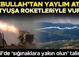 Hizbullah Katyuşa Roketleri ile Vurdu: Son Dakika Haberleri ve Detaylar news-21092024-204352