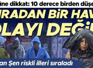 Orhan Şen: Riskli İller ve 2 Günlük Tehlike! news-28092024-112111