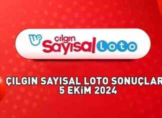 ÇILGIN SAYISAL LOTO SONUÇLARI 5 EKİM 2024! – Son Dakika Ekonomi Haberleri news-05102024-213154