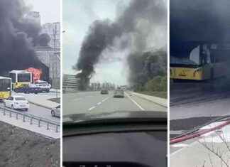 İstanbul İETT Otobüsünde Yangın Olayı istanbul-iett-otobsnde-yangn-olay