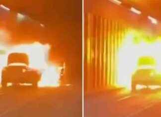 Tünelde Alev Alan Araç Trafiği Aksattı tnelde-alev-alan-ara-trafii-aksatt