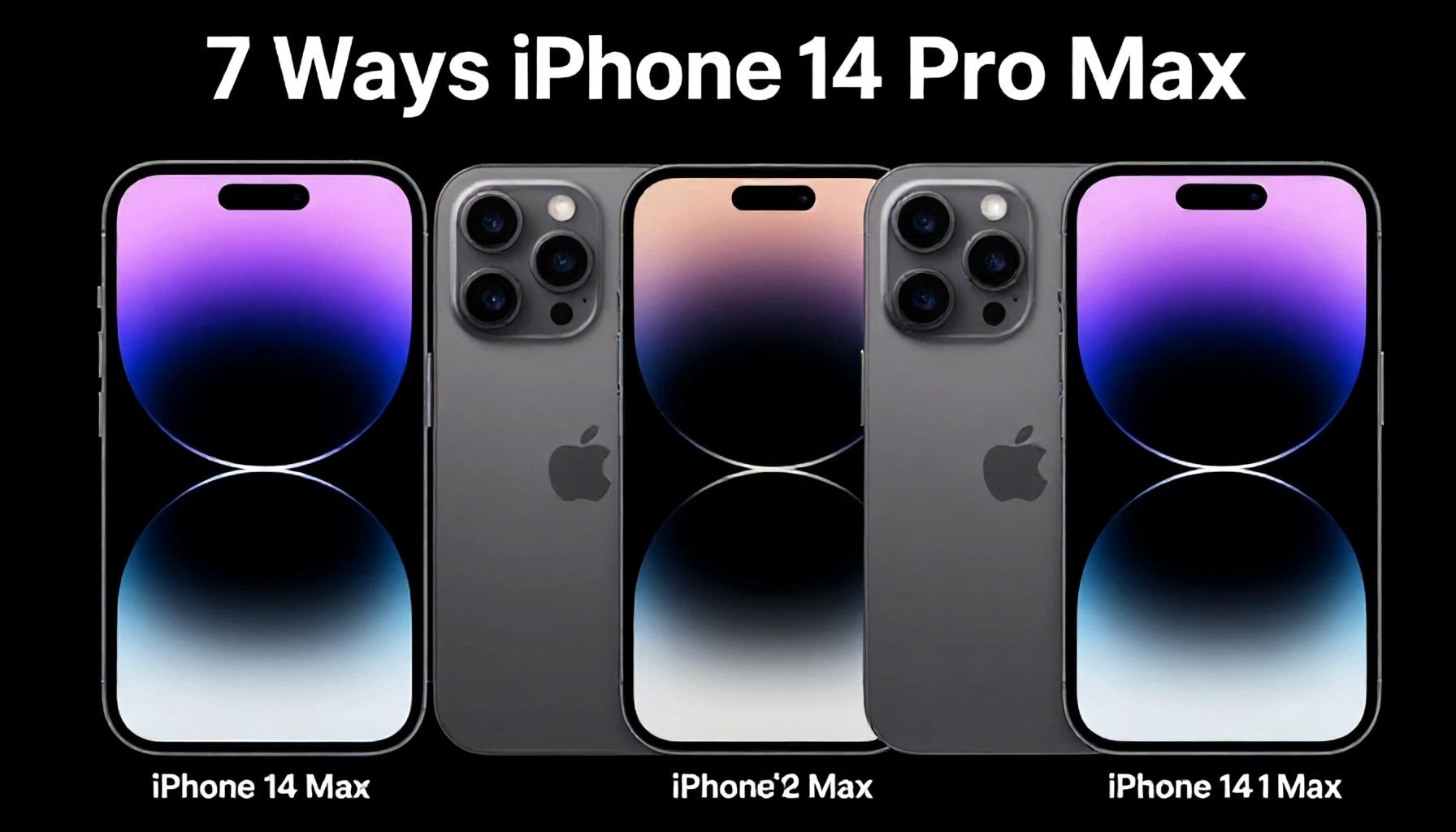 14 Pro Max ile daha hızlı ve verimli bir iPhone deneyimi yaşamanın 7 yolu*