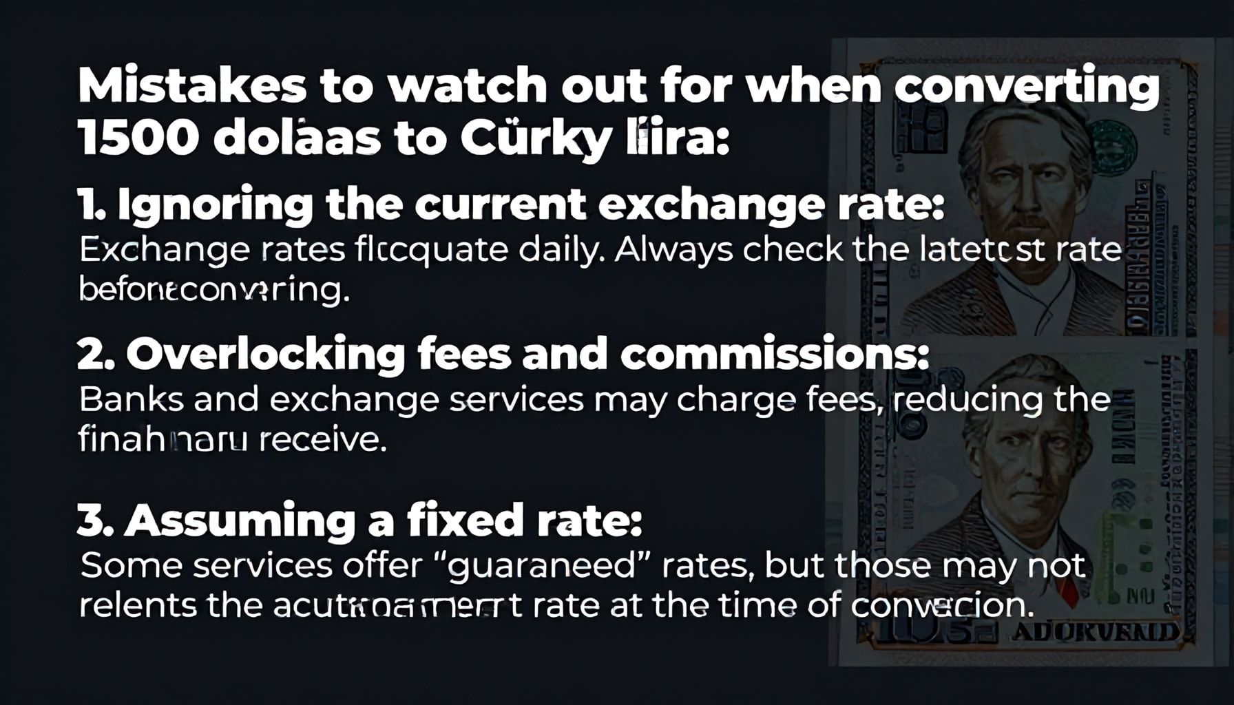 1500 Doları TL'ye Çevirirken Dikkat Edilmeli 3 Hata*