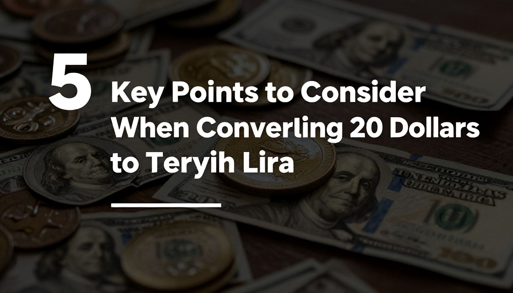 20 Doları TL'ye Çevirirken Dikkat Edilmesi Gereken 5 Ana Nokta*