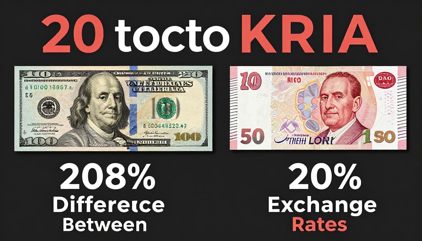 20 Doların TL'ye Dönüşümü: Banka ve Para Değişim Kurları Arasında Fark*