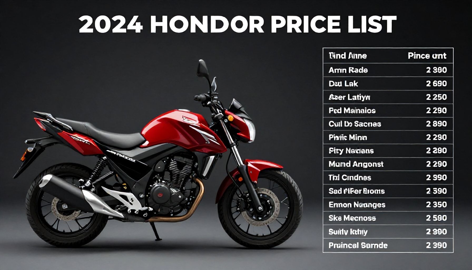 2024 Honda Motor Fiyat Listesi: En İyi Fiyatlar Nasıl Bulunur?*