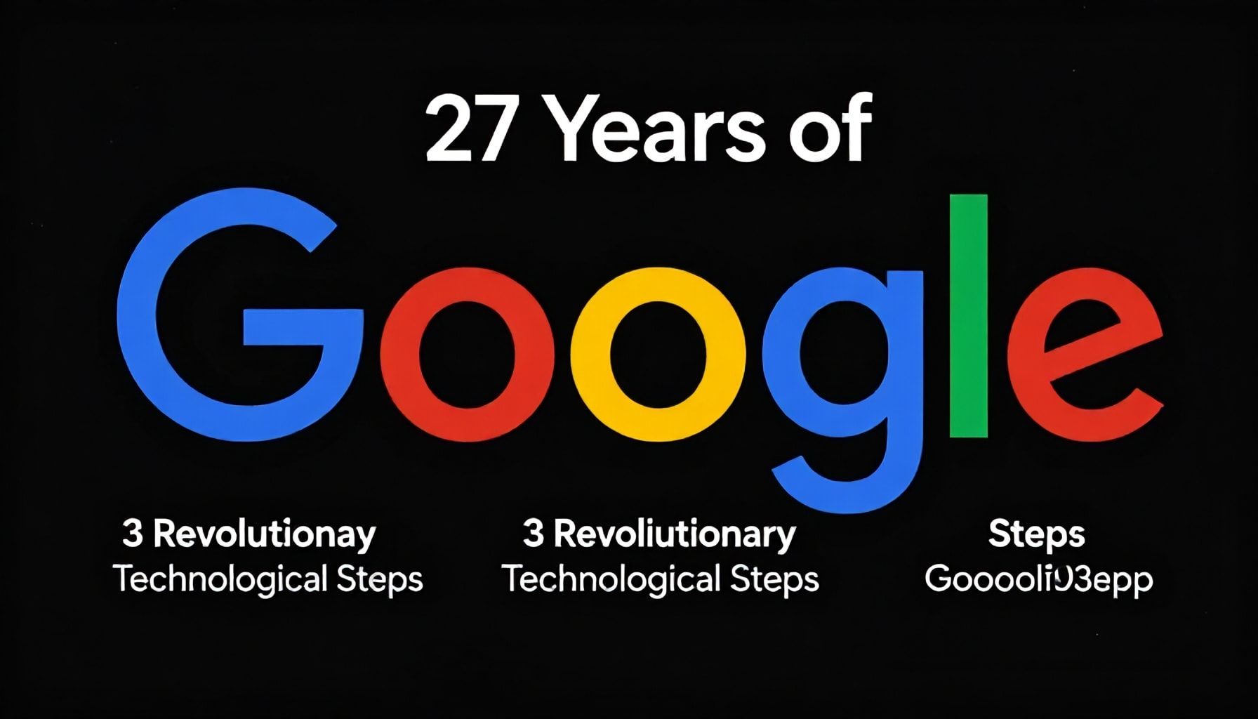 27 Yıllık Google: 3 Devrimci Teknoloji Adımı*