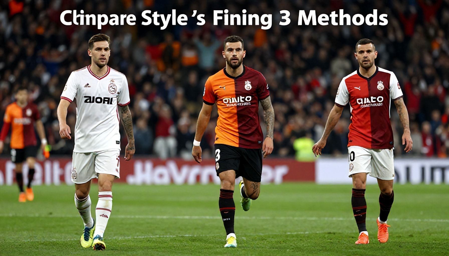 3 Yöntemle Ajax ve Galatasaray'ın Oyun Stillerini Karşılaştırın*