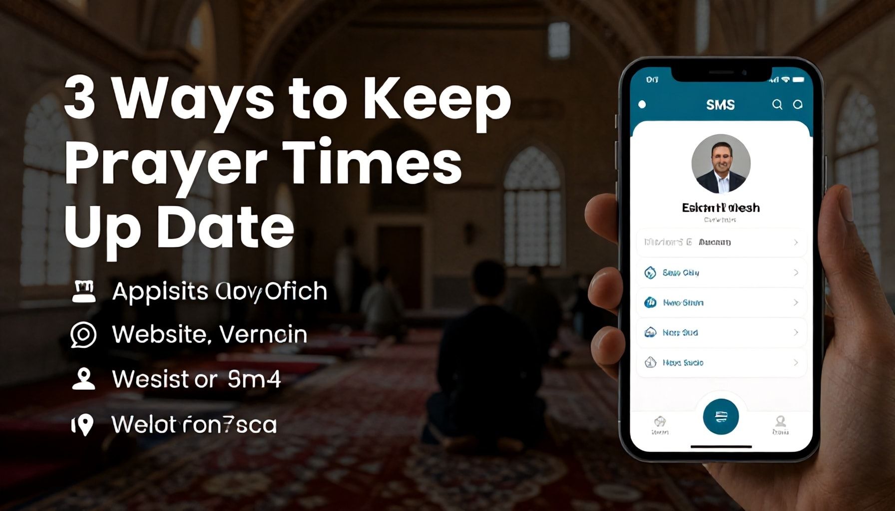 3 Yöntemle Eskişehir Namaz Vakitlerini Güncel Tutun: Uygulama, Web Sitesi ve SMS Hizmetleri*