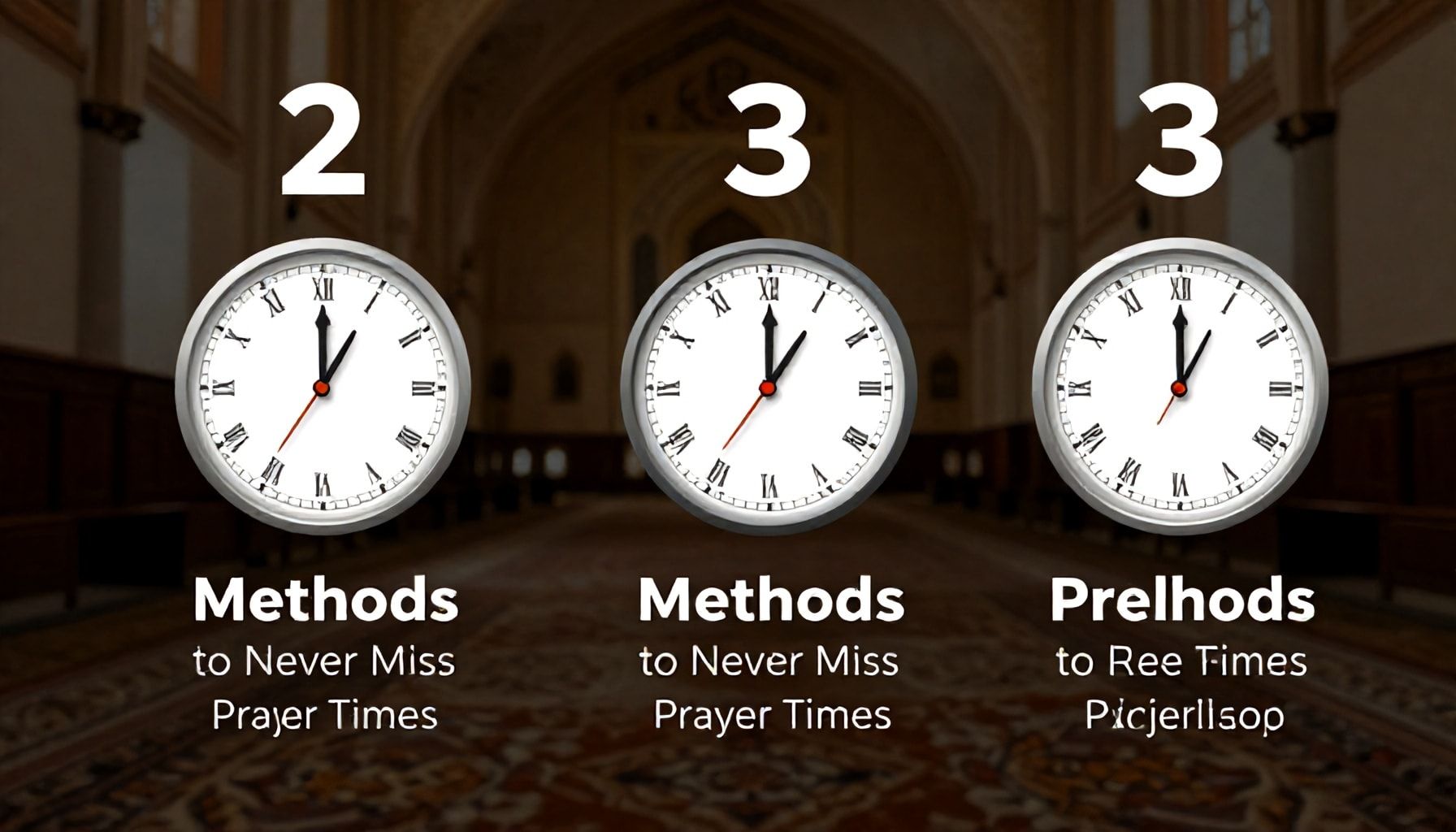 3 Yöntemle Namaz Vakti’ni Asla Kaçırmayın*
