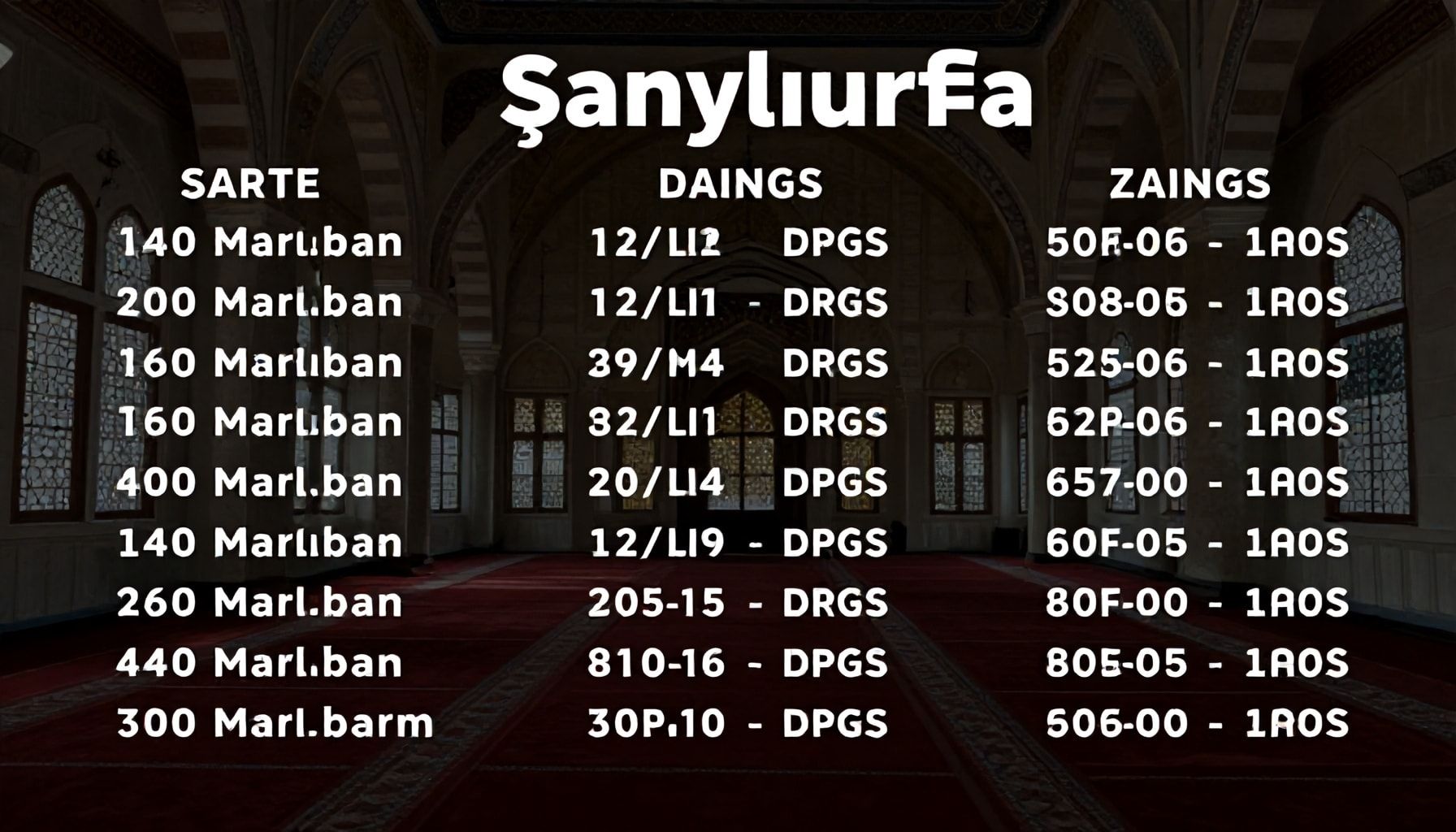 3 Yöntemle Şanlıurfa'da Doğru Namaz Vakitlerini Takip Edin*
