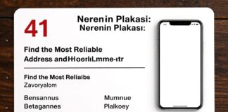 41 Nerenin Plakası: Türkiye’de En Güvenilir Adres ve Telefon Numarası Bulun
