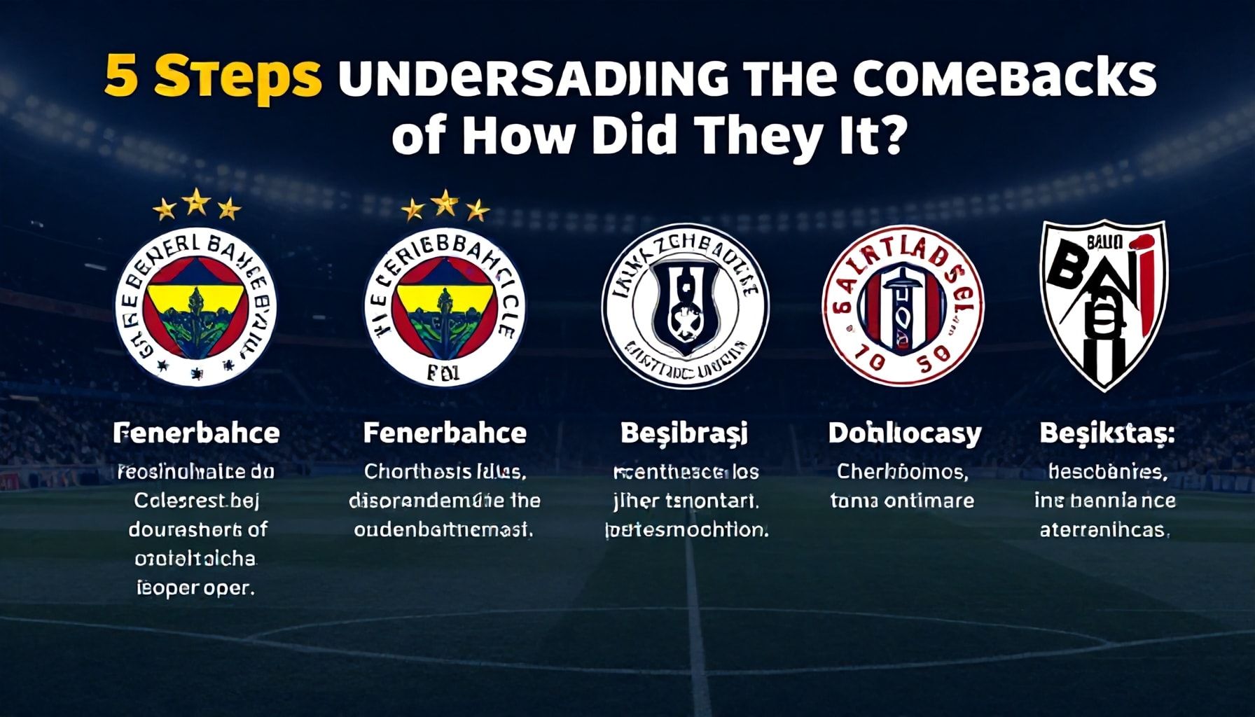 5 Adımda Fenerbahçe ve Beşiktaş'ın Döndüşümlerini Anlamak: Nasıl Başardılar?*