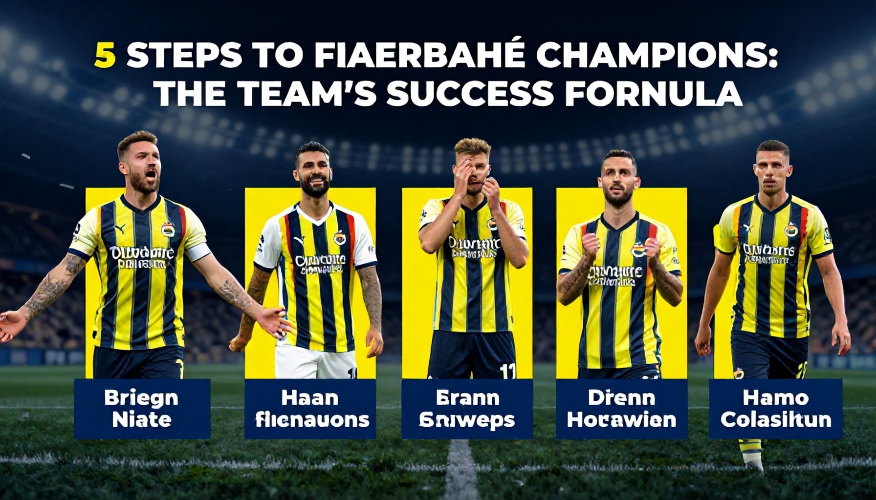 5 Adımda Fenerbahçe'yi Şampiyon Yapmak: Takımın Başarı Formülü*