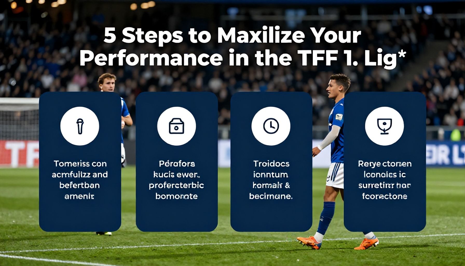 5 Adımda TFF 1. Lig'de Performansınızı Maksimize Edin*