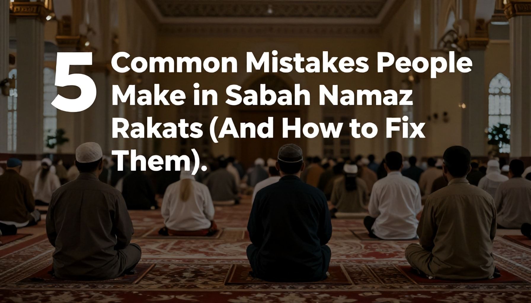 5 Common Mistakes People Make in Sabah Namaz Rakats (And How to Fix Them)*