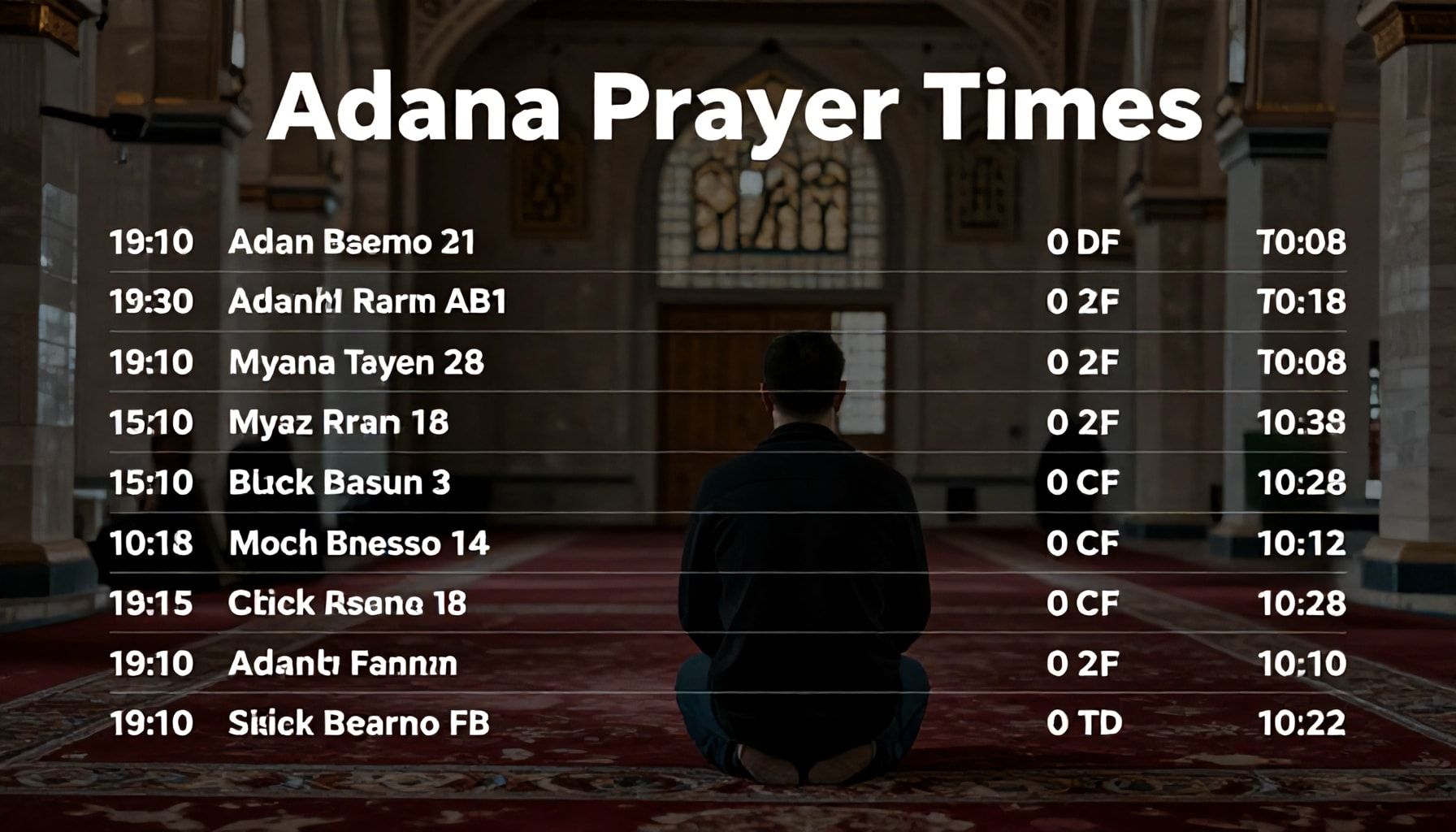 5 Dakikada Adana Namaz Vakitlerini Kontrol Edin: Hızlı ve Güvenli Yöntemler*
