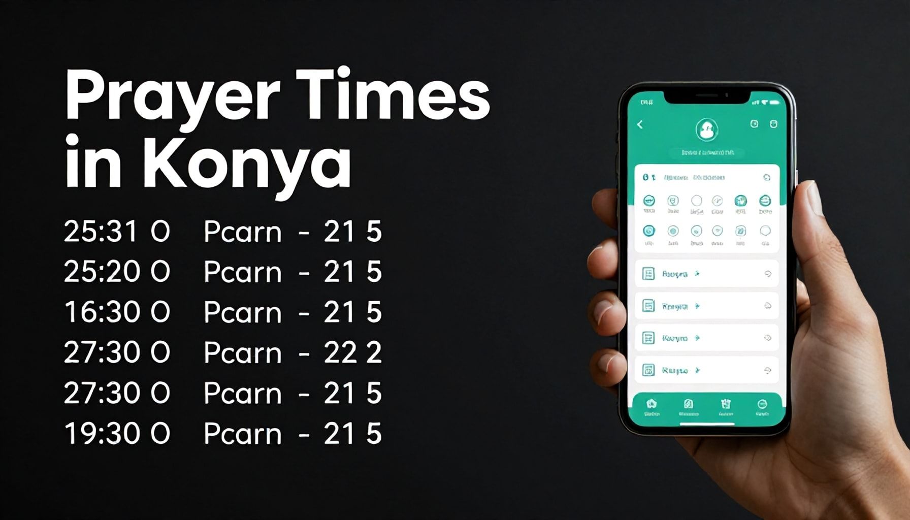 5 Dakikada Konya Ezan Vakti’ni Nasıl Kontrol Edersiniz?*