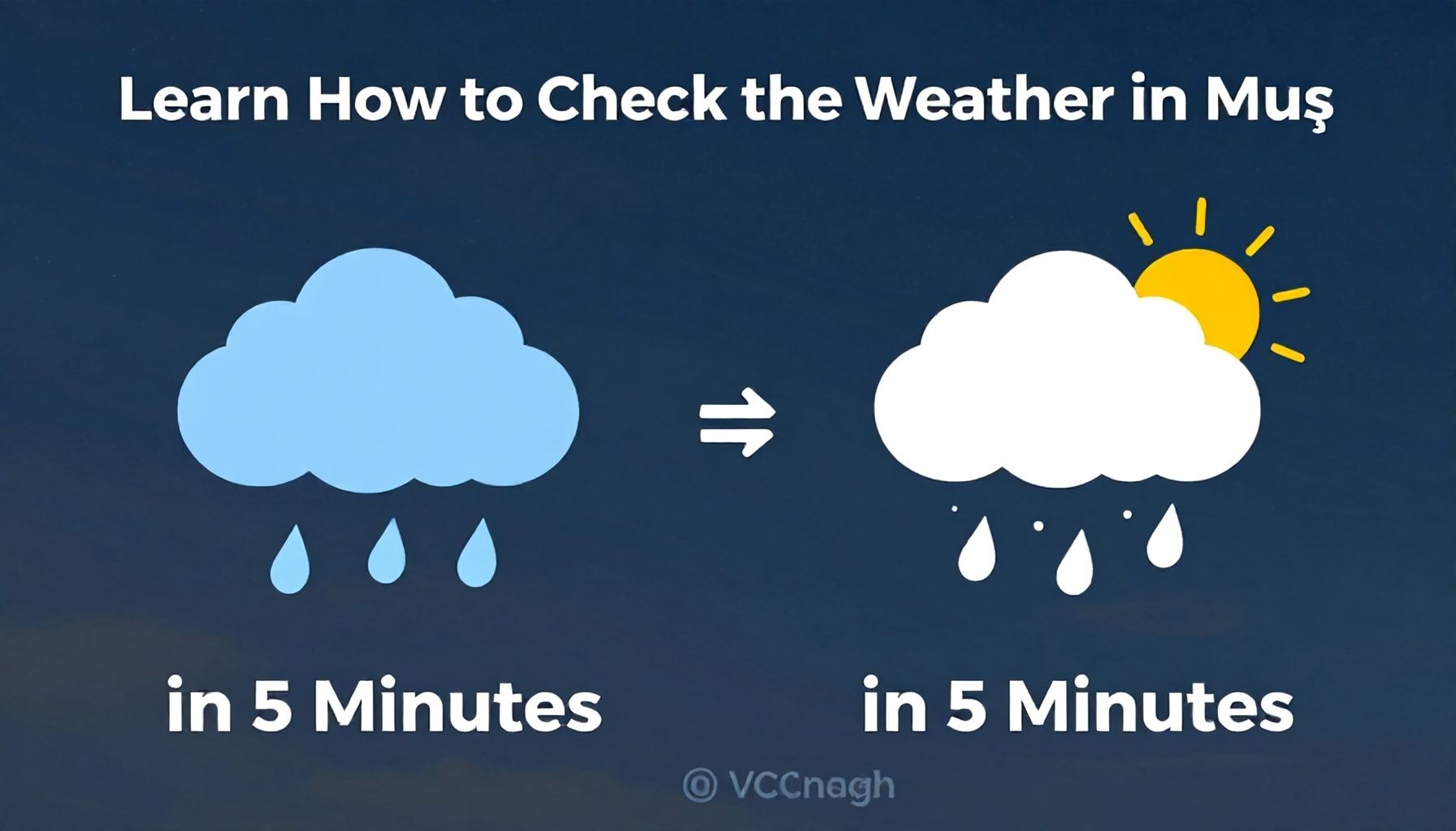 5 Dakikada Muş Hava Durumunu Kontrol Etmeyi Öğrenin*