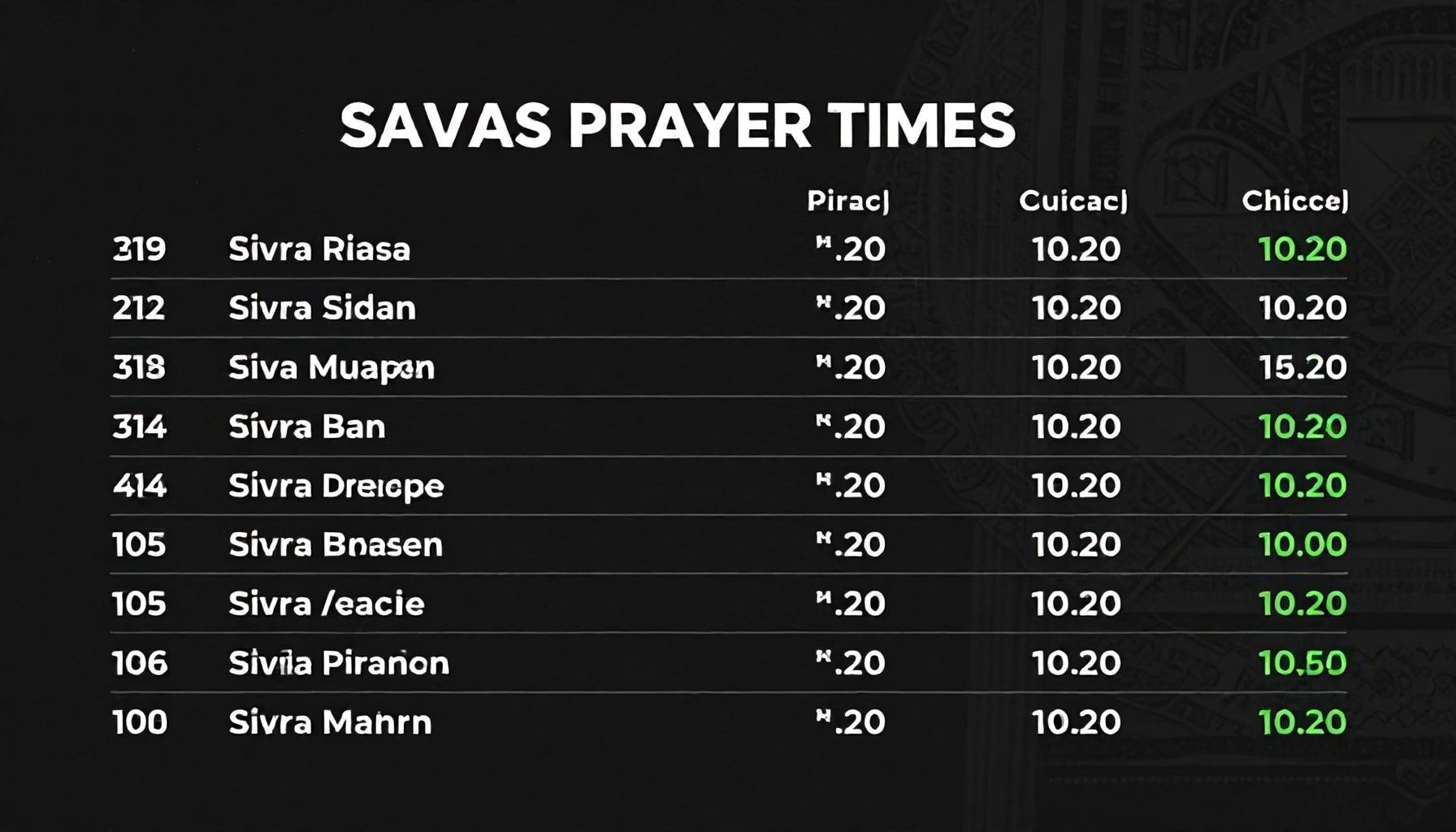 5 Dakikada Sivas Ezan Vakti’ni Nasıl Kontrol Edersiniz?*