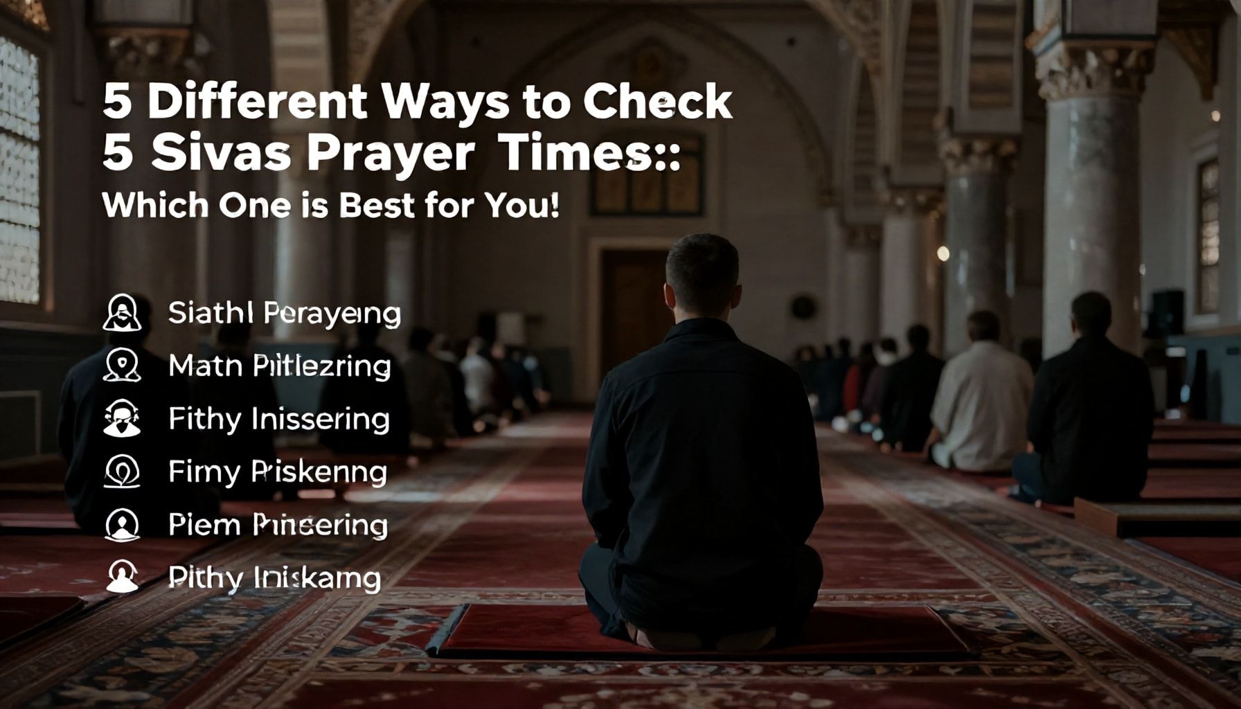 5 Different Way to Check Sivas Namaz Times: Which One is Best for You?"*