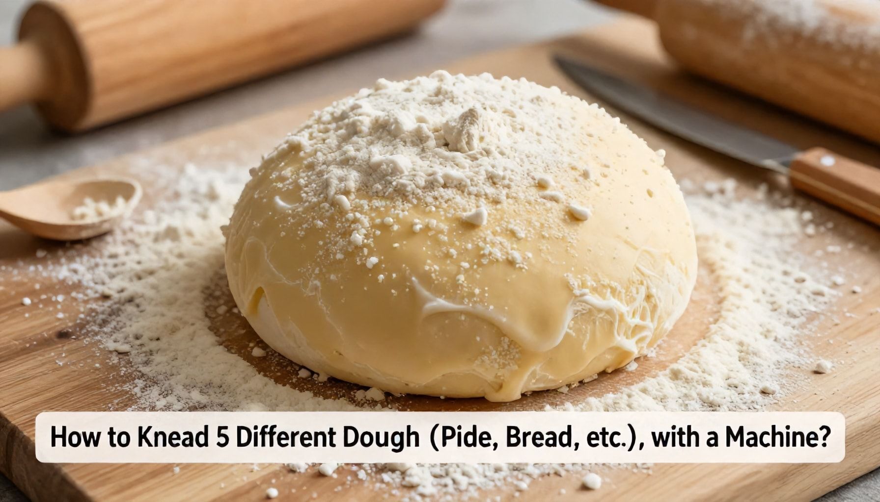 5 Farklı Hamur Türü (Pide, Ekmek, Pasta vs.) Makine ile Nasıl Yoğrulur?*
