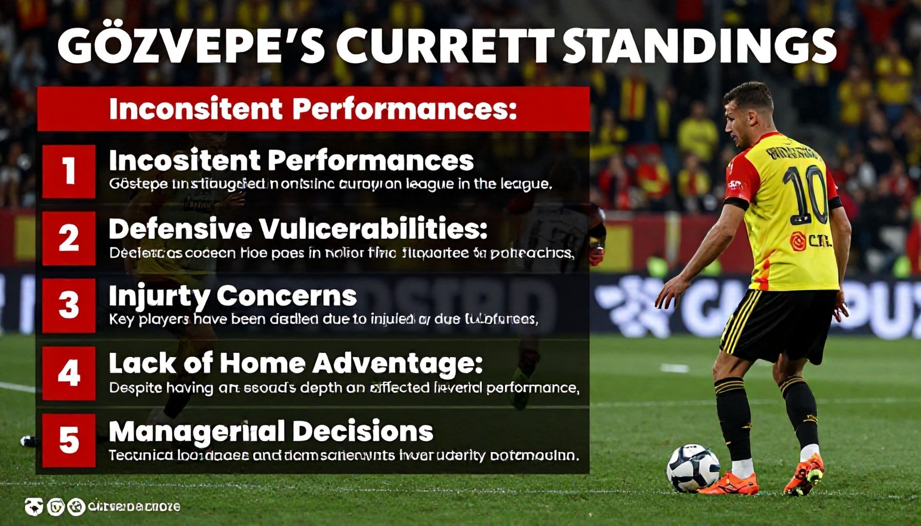 Göztepe Puan Durumları: Maç Sonuçları ve Lig Sıralaması 4 5 Key Factors Behind Göztepe’s Current League Standings*