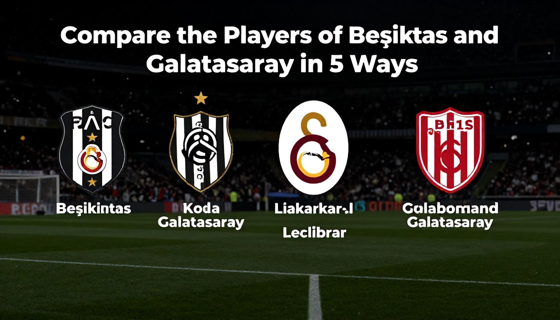 5 Şekilde Beşiktaş ve Galatasaray'ın Oyuncularını Karşılaştırın*