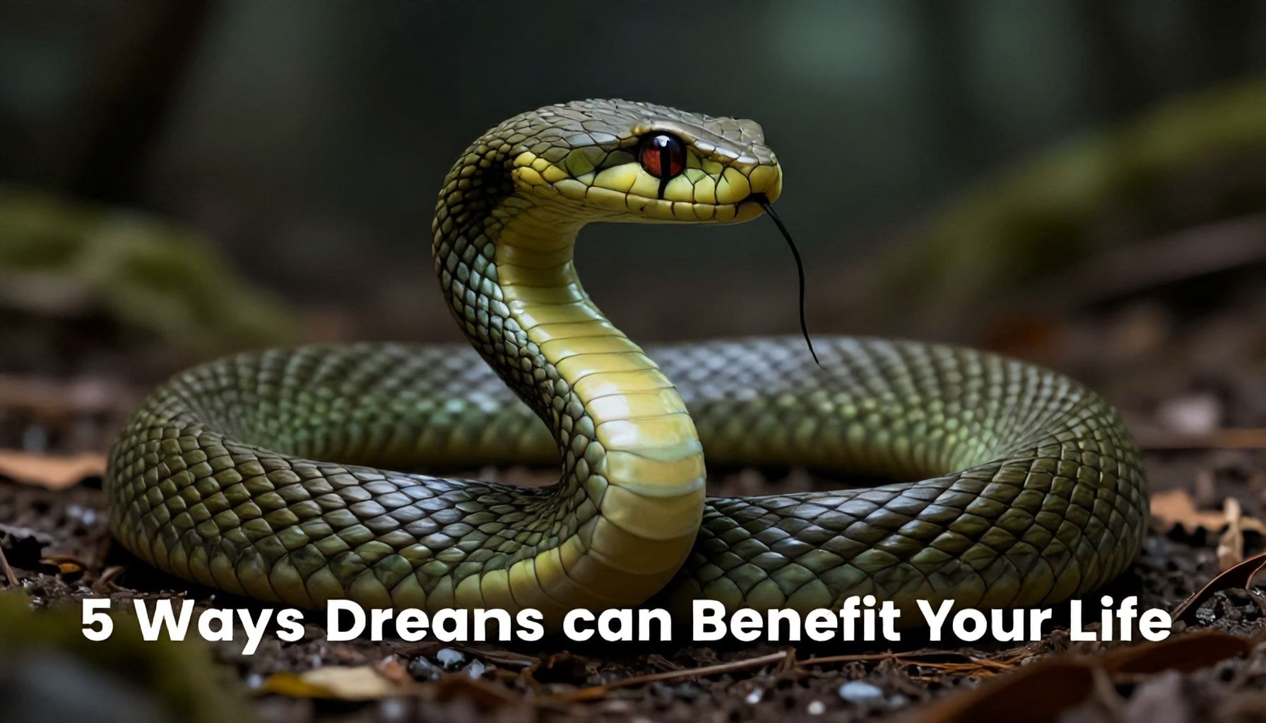 5 Şekilde Hayatınıza Fayda Sağlayan Yılan Rüyaları*