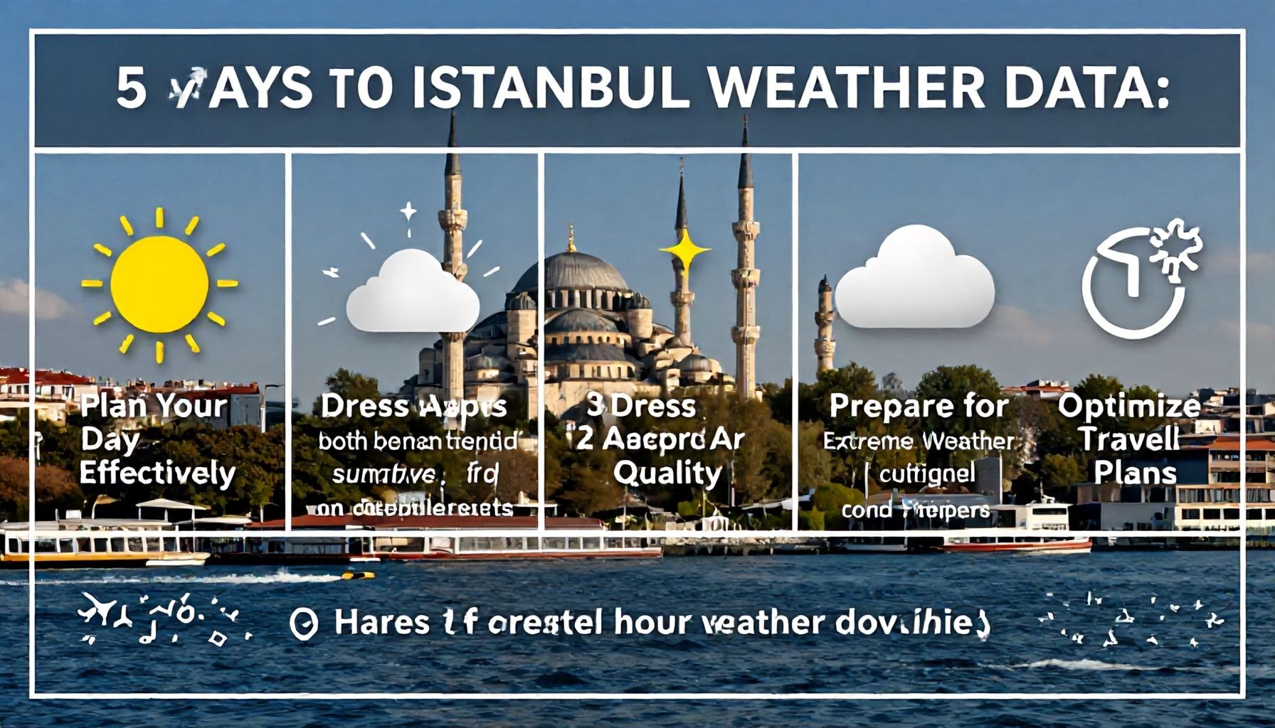 5 Şekilde İstanbul Hava Durumu Verilerini En İyi Şekilde Kullanın*