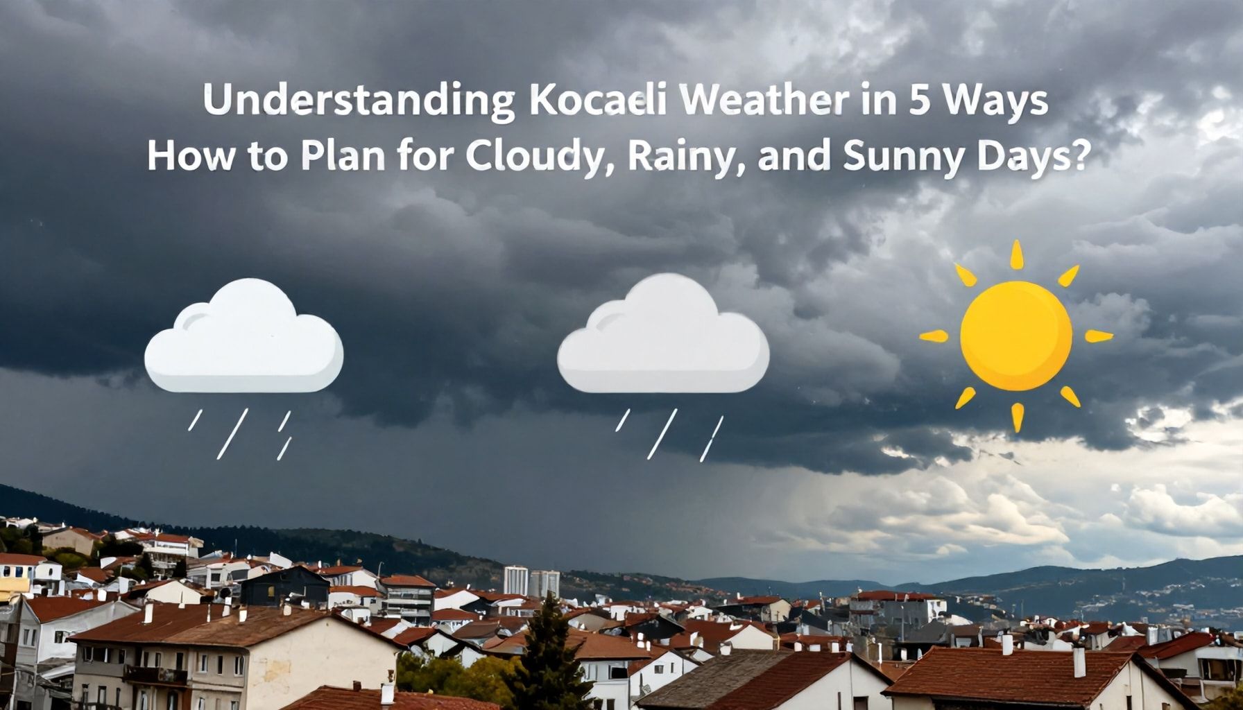 5 Şekilde Kocaeli Hava Durumunu Anlamak: Bulutlu, Yağmurlu, Güneşli Günler Nasıl Planlanır?*