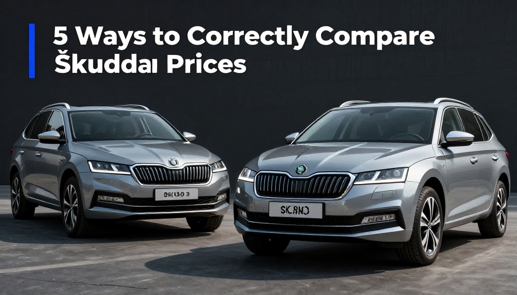 5 Şekilde Skoda Fiyatlarını Doğru Karşılaştırın*