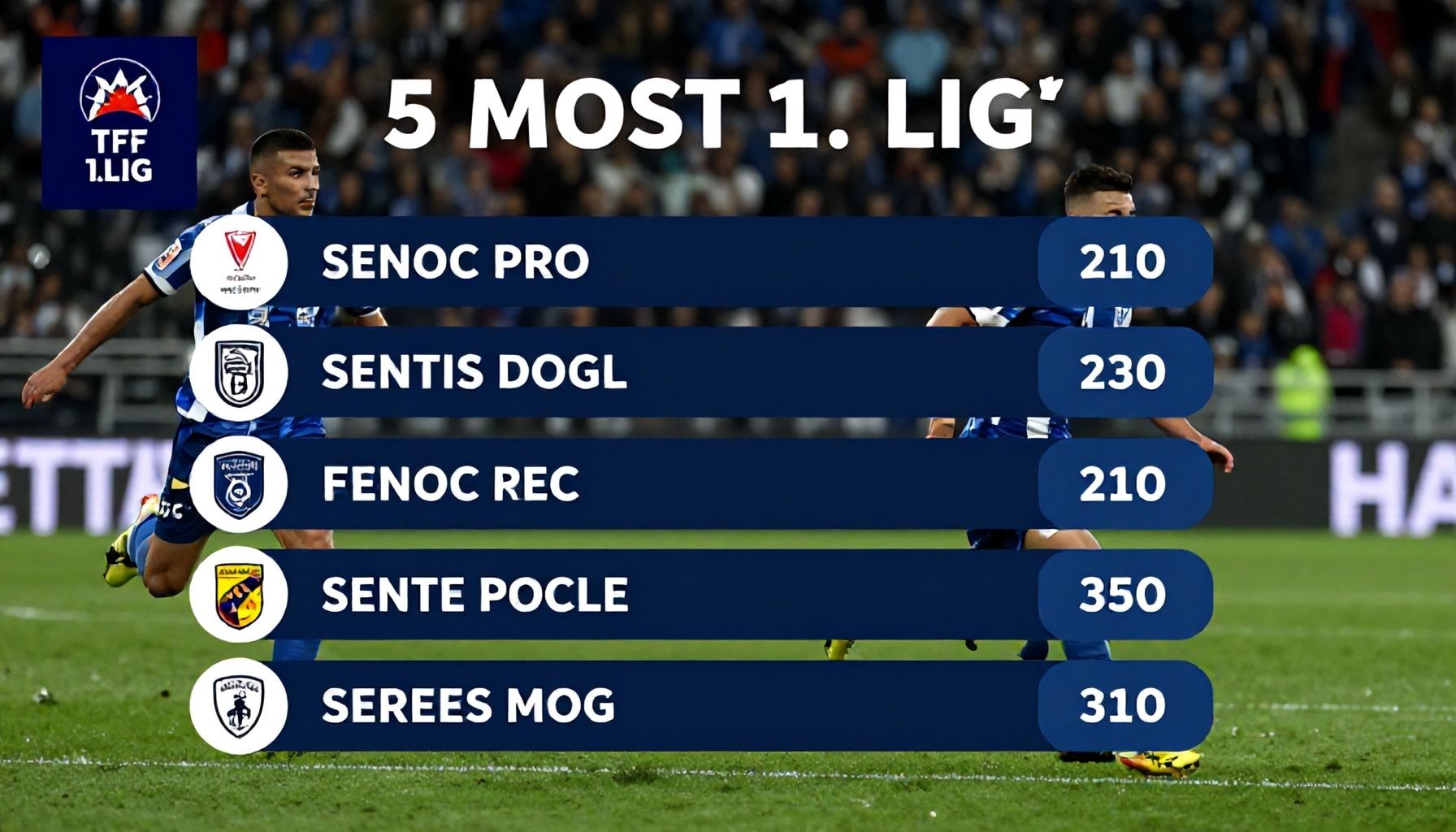 5 Şekilde TFF 1. Lig'in En Dikkat Çeken Maçlarını Keşfedin*