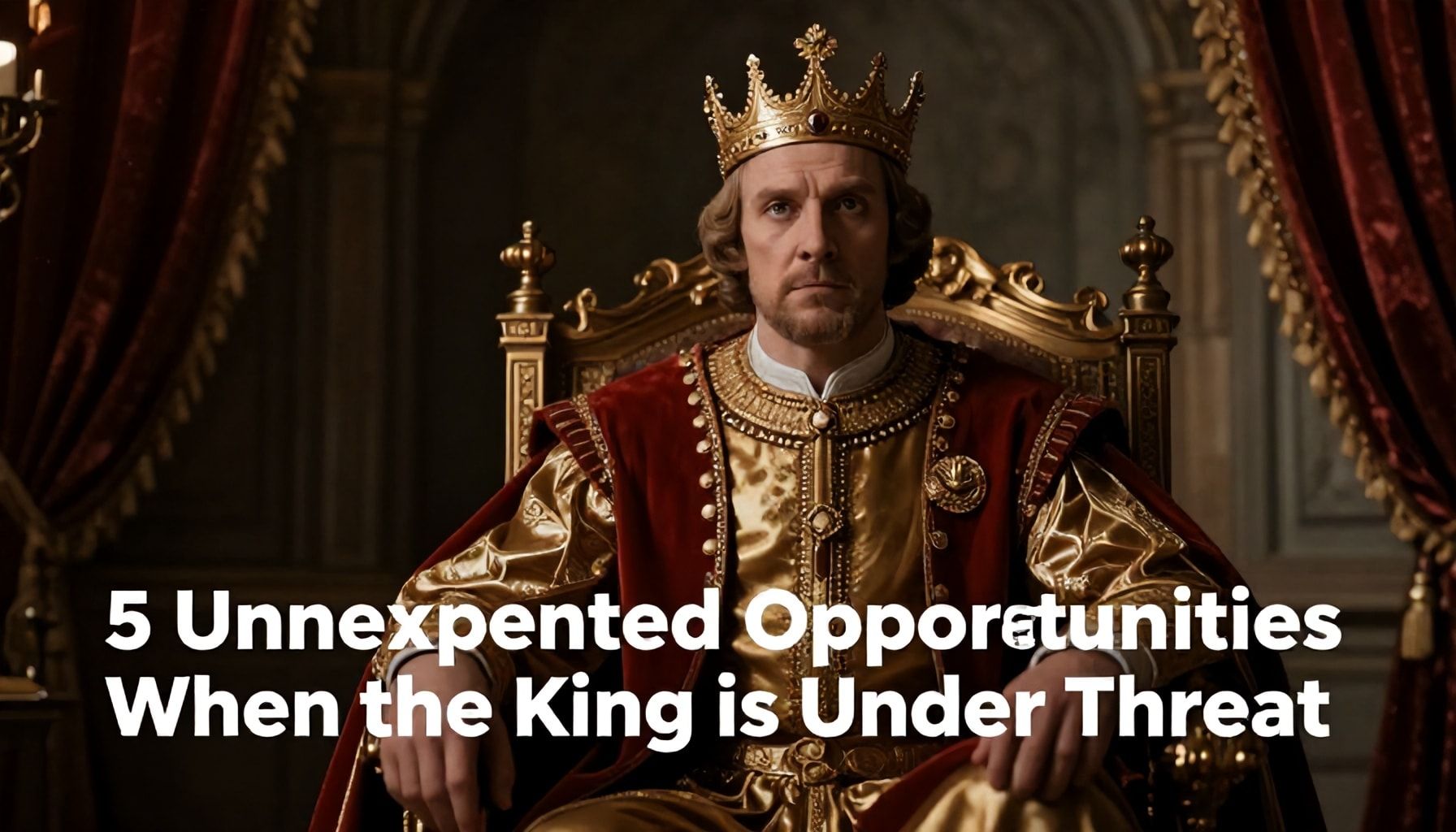 5 Unexpected Opportunities When the King is Under Threat*