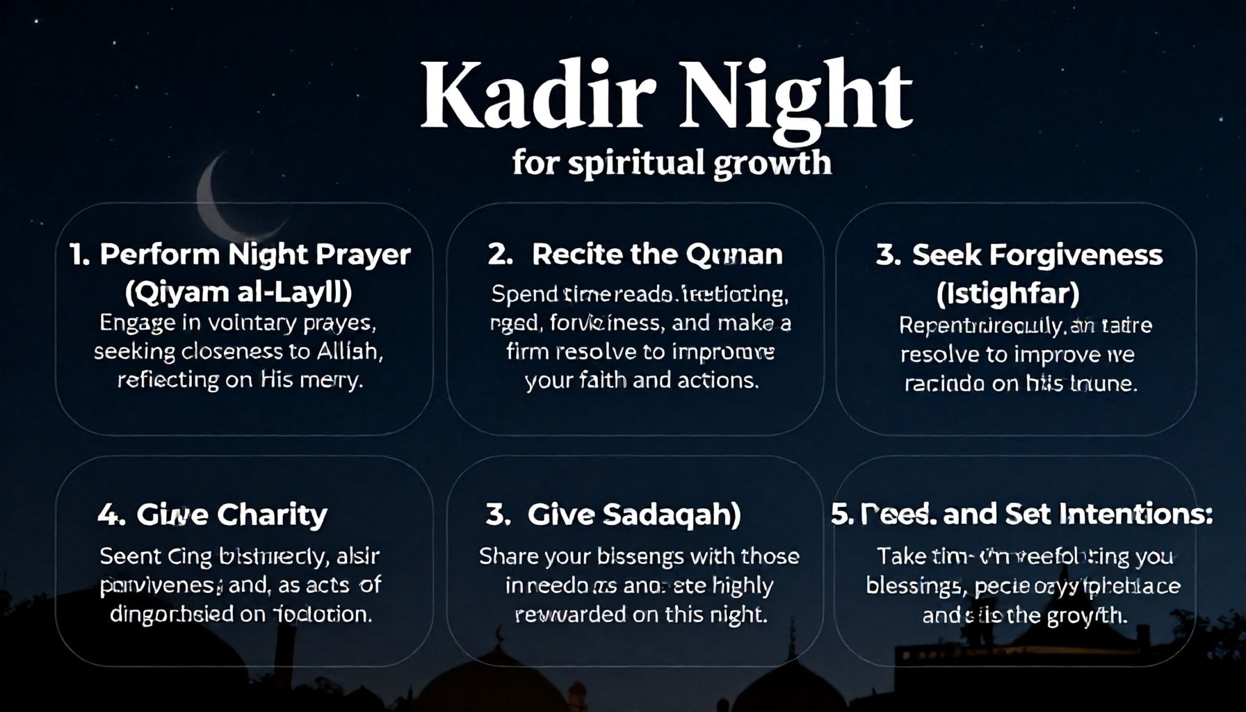 5 Ways to Make the Most of Kadir Gecesi for Spiritual Growth*