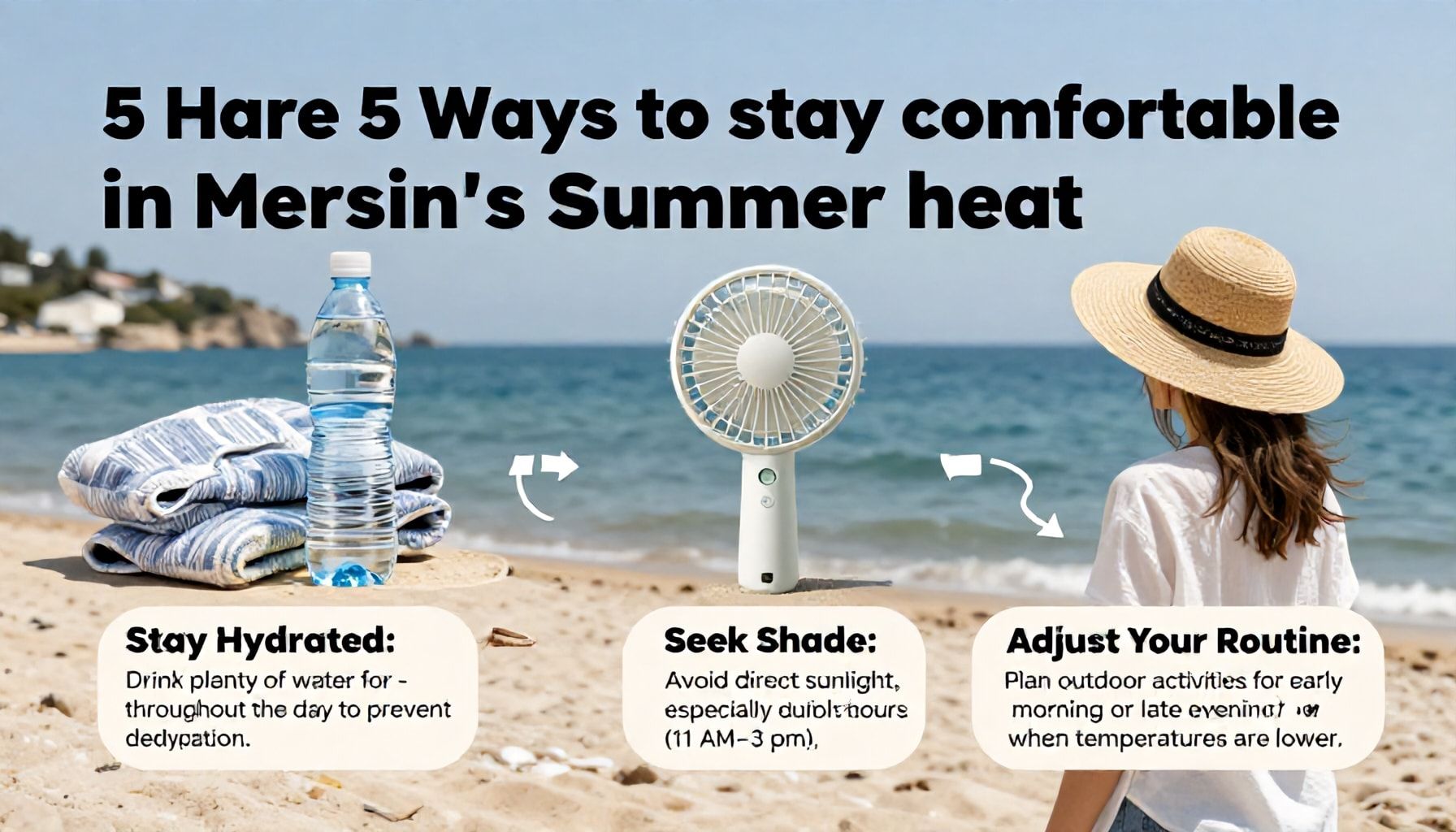 5 Ways to Stay Comfortable in Mersin’s Summer Heat*
