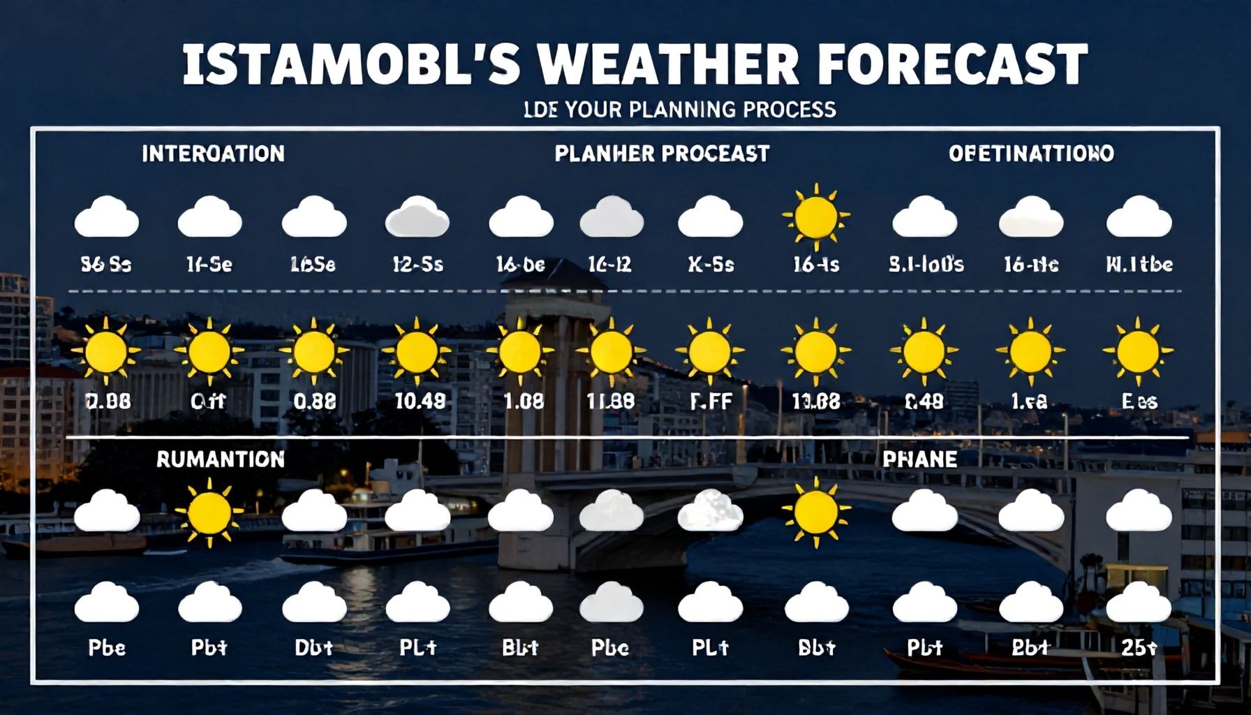 5 Yolla İstanbul'un Hava Durumunu Planlama Sürecinize Entegre Edin*