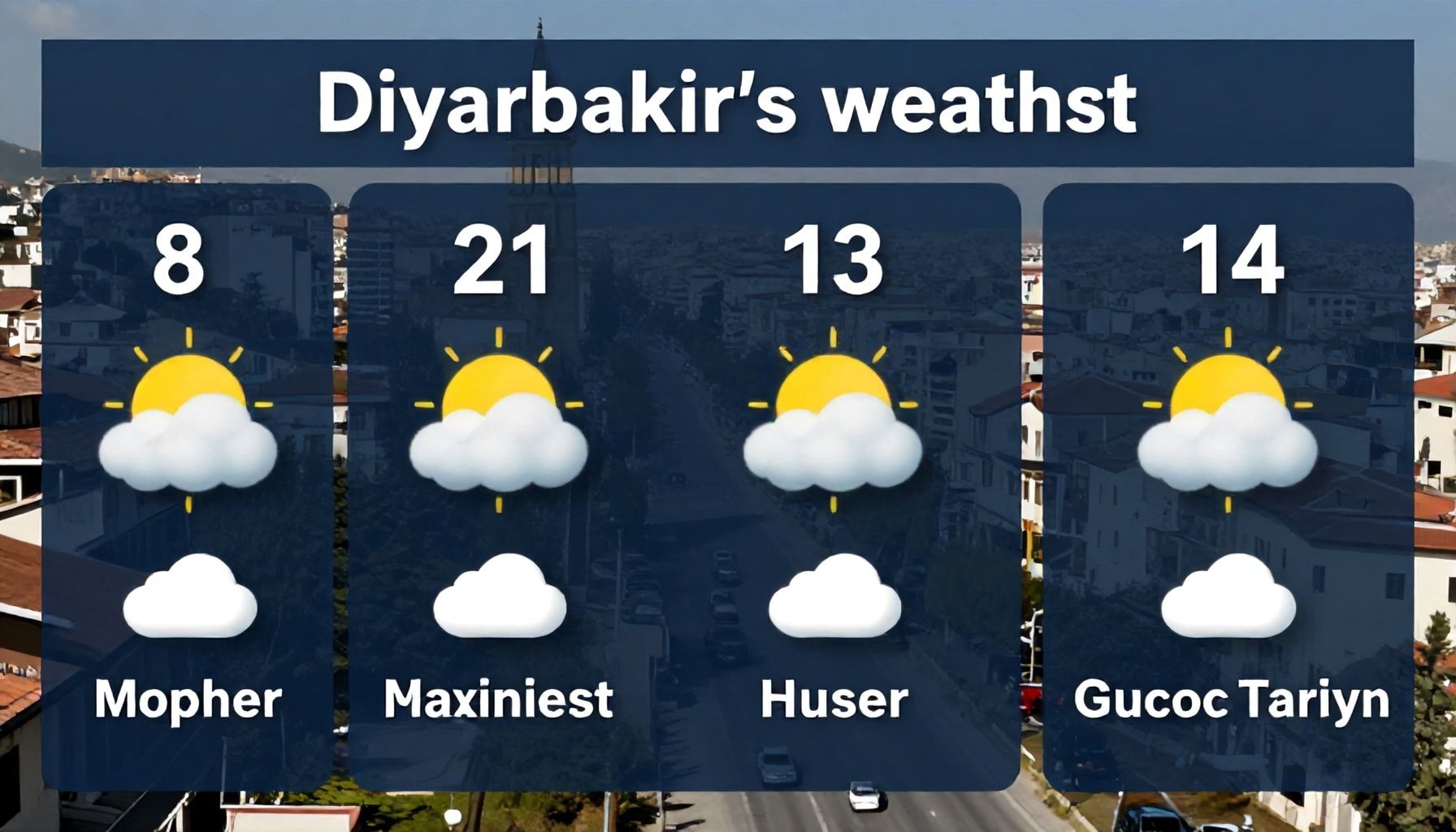 5 Yöntemle Diyarbakır'ın Hava Durumunu Takip Etme*