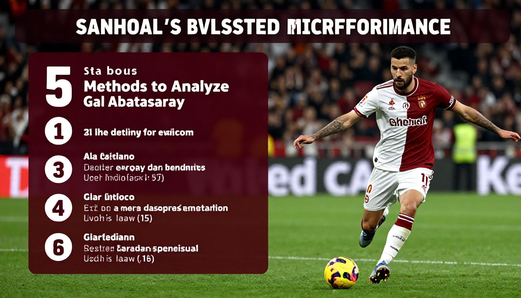 5 Yöntemle Galatasaray'ın Son Maç Performansını Analiz Et*