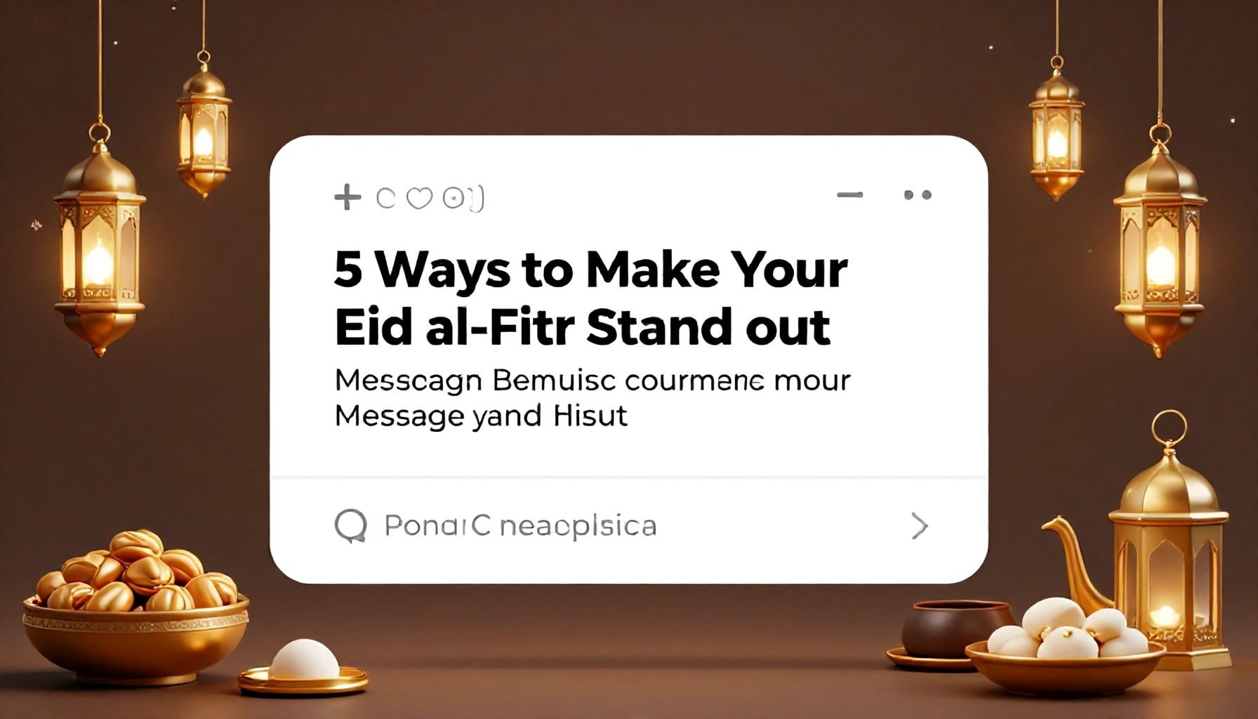 5 Yöntemle Hayırlı Cuma Mesajınızı Dikkat Çeken Yapın*