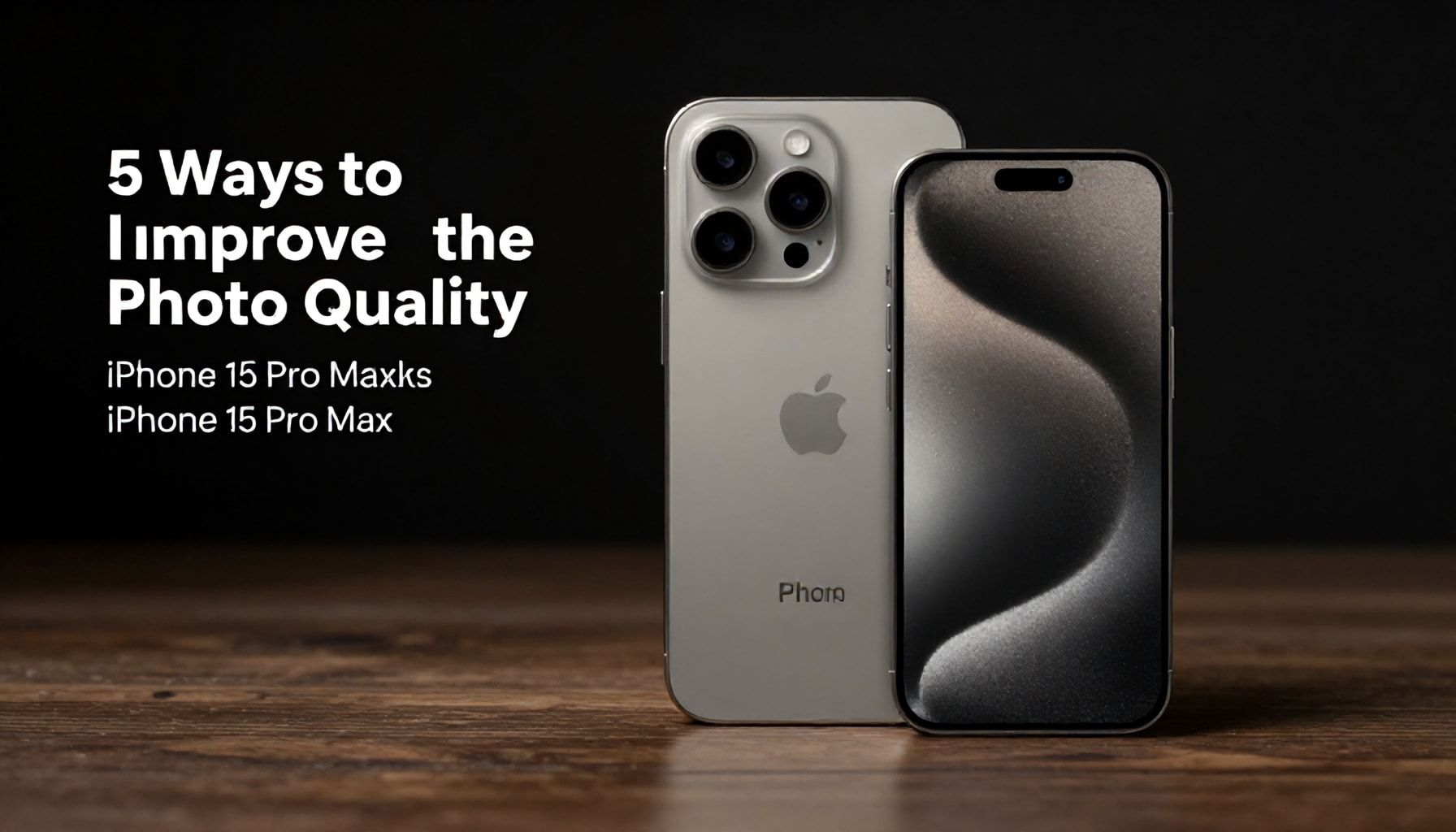 5 Yöntemle iPhone 15 Pro Max’ın Fotoğraf Kalitesini Artırın*