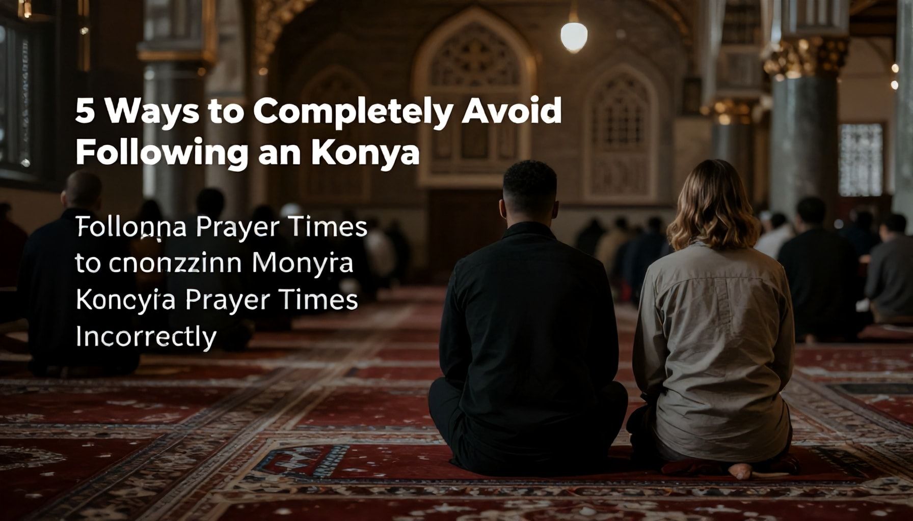 5 Yöntemle Konya Namaz Zamanlarını Tamamen Hatalı Takip Etmeyin*