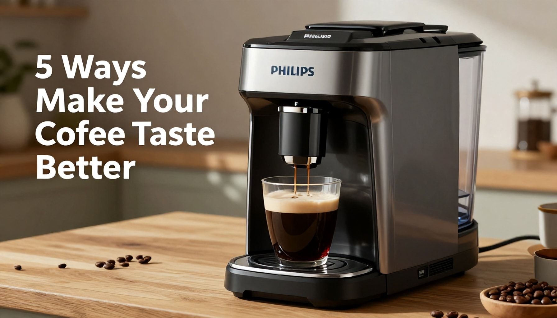 5 Yöntemle Philips Kahve Makinesi ile Kahvenizi Daha Lezzetli Yapın*