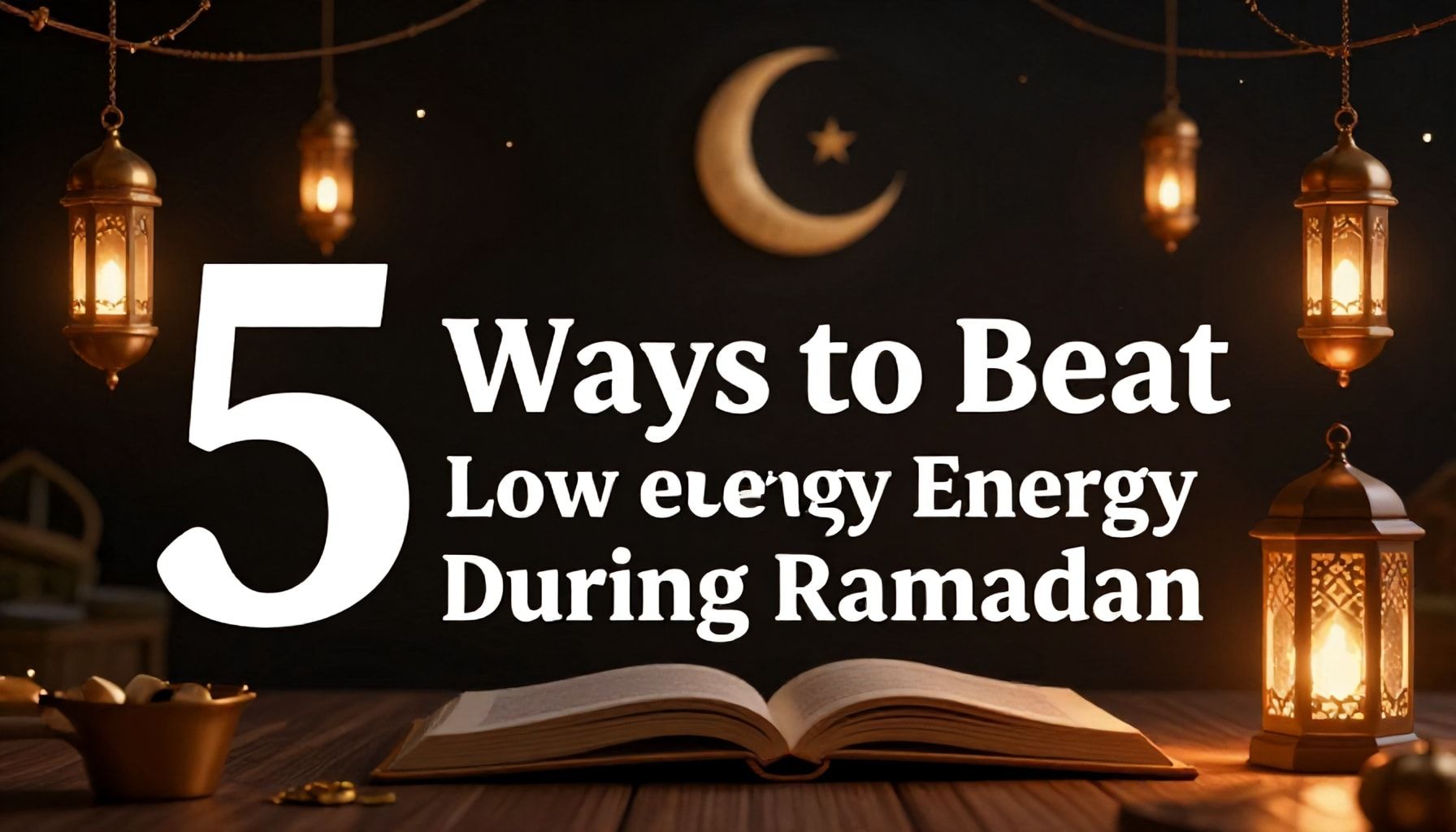 5 Yöntemle Ramazan Bayramı'nda Düşük Enerjiden Kurtulun*