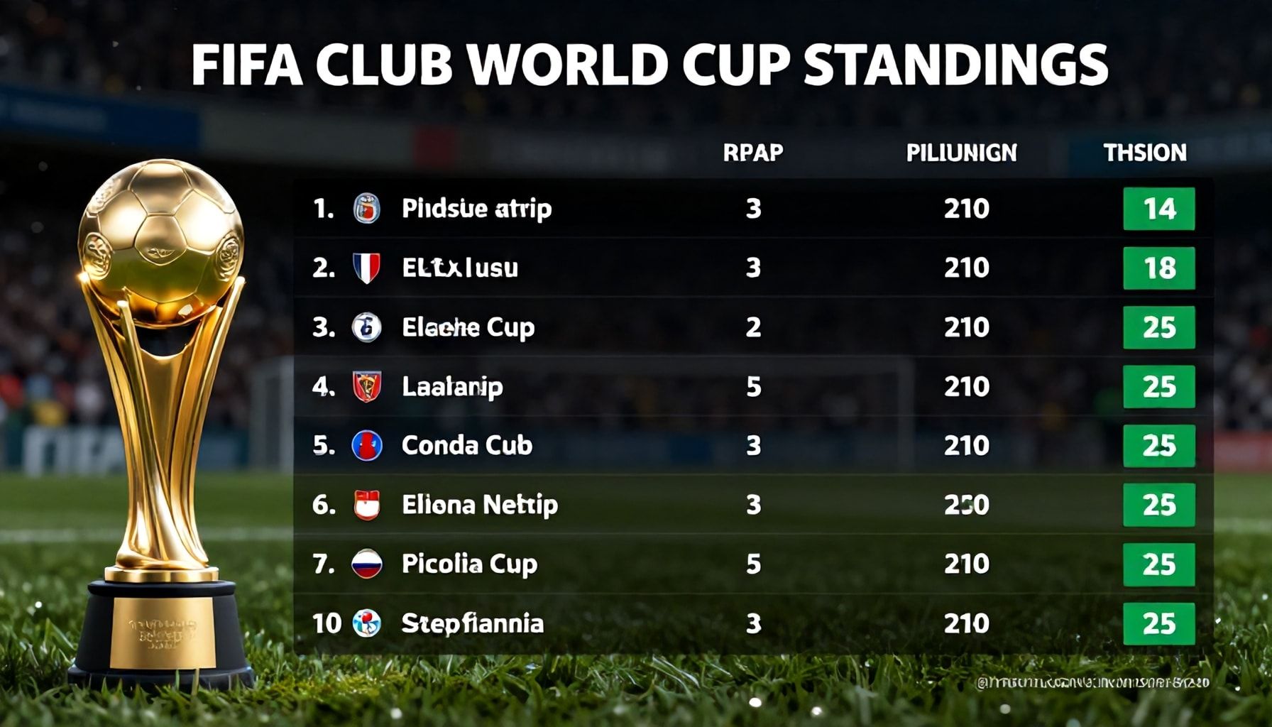 A Step-by-Step Guide to Understanding FIFA Club World Cup Standings*