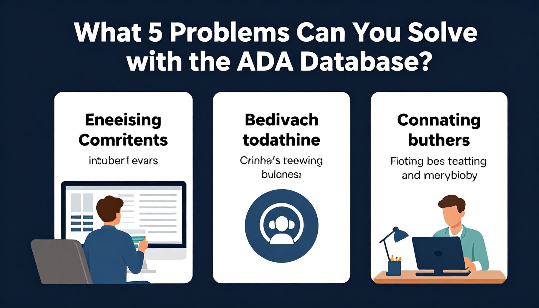 ADA Veri Tabanıyla Hangi 5 Sorunu Çözebilirsiniz?*