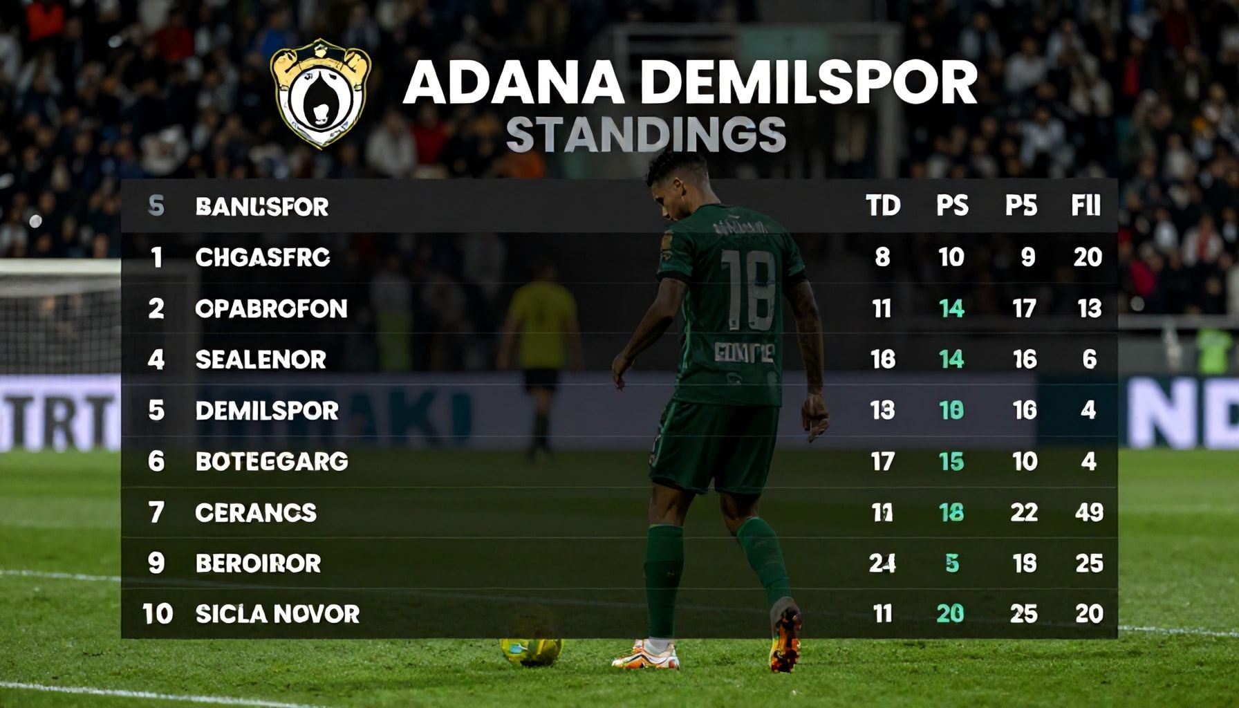 Adana Demirspor'un Puan Durumu: Takımın Gelişim Sürecini Anlamak İçin 3 Ana Nokta"*